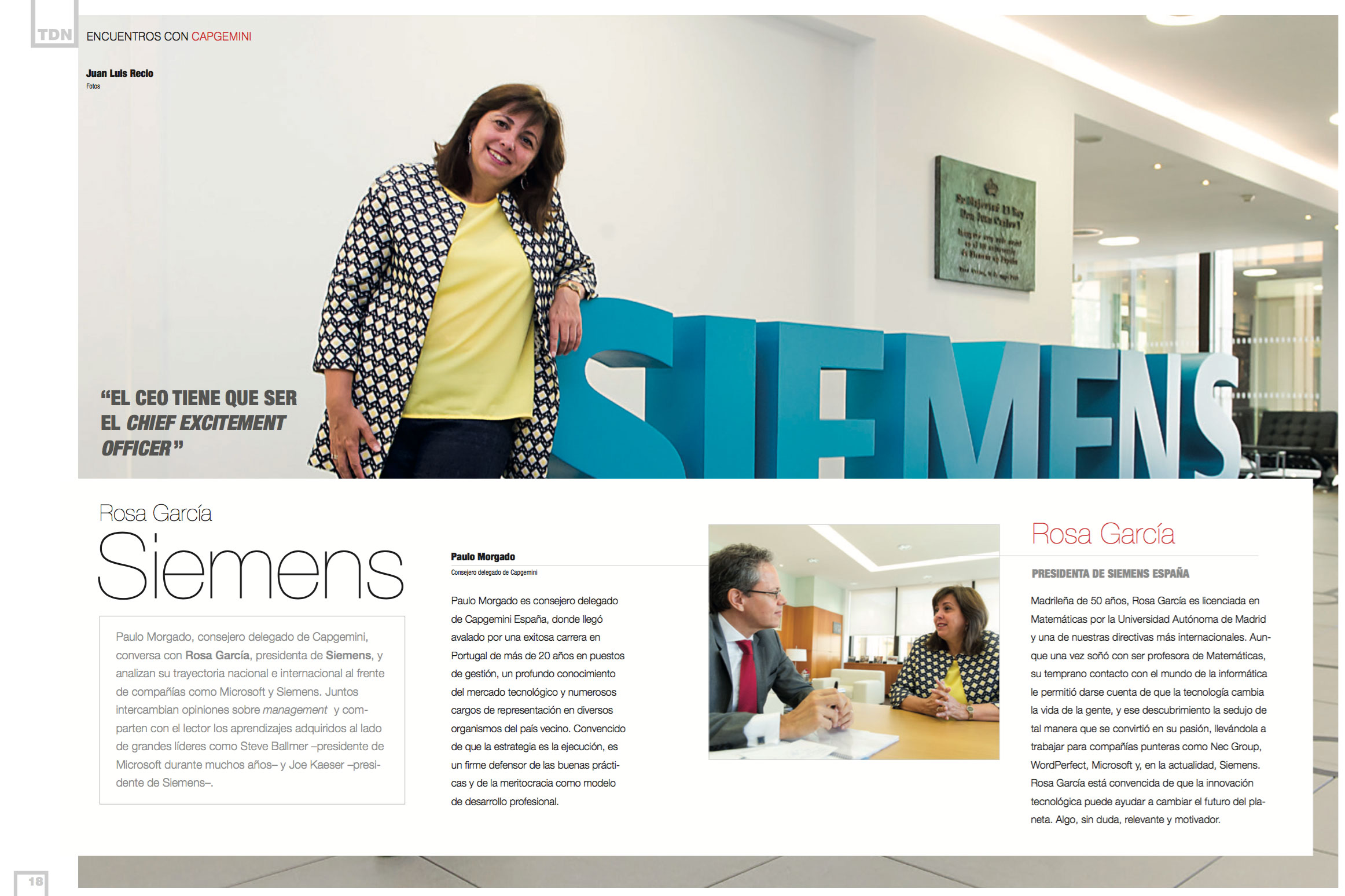 Rosa García, CEO & President at Siemens Spain