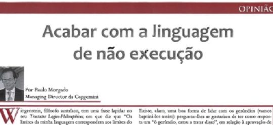 Eliminating procrastination language | Paulo Morgado in Insight Magazine