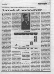 Food industry | Paulo Morgado in Jornal de Negócios