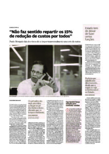 Public spending cuts | Paulo Morgado in Jornal de Negócios