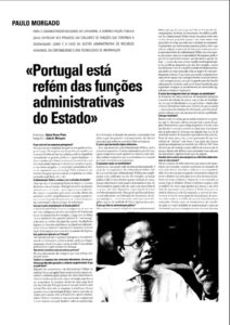 Role of the Public Administration | Paulo Morgado in O Independente